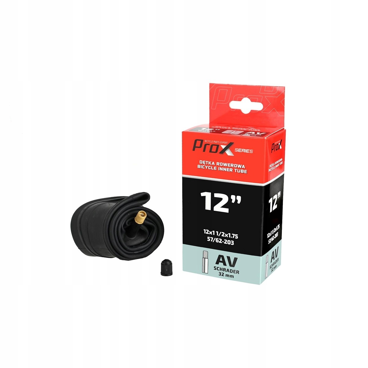 Dętka Prox 12" X 1 1/2 X 1,75 Av 32mm Box