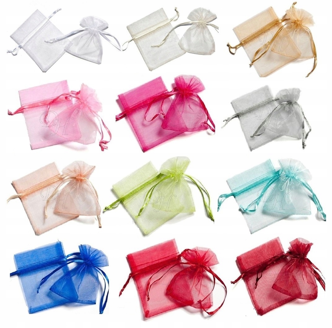 

Woreczki z organzy prezenciki dla gości Wesele x10