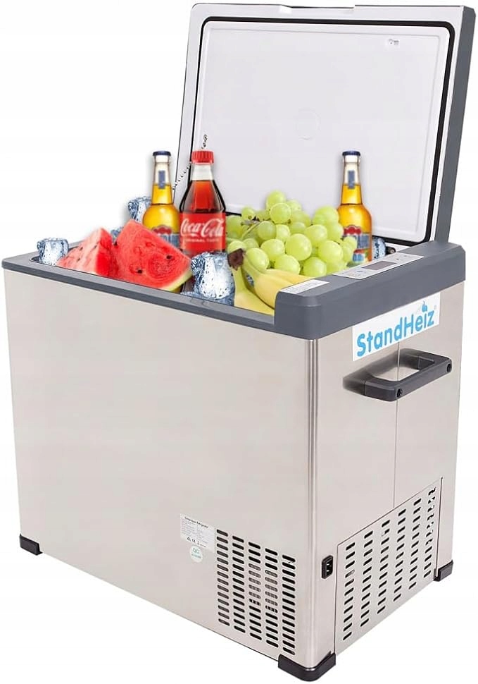 Turistická Přenosná Kompresorová Chladnička 50 L Obytný Vůz 12V24V 230V Standheiz