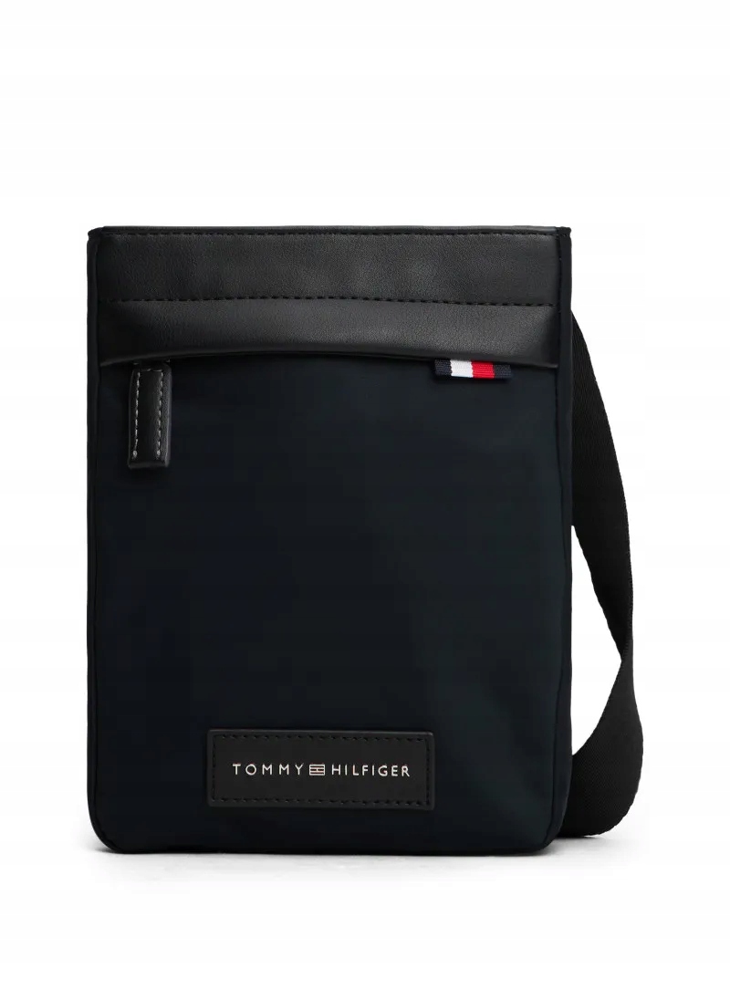 Černá pánská taška Tommy Hilfiger Th Nylon Mini Crossover AM0AM136