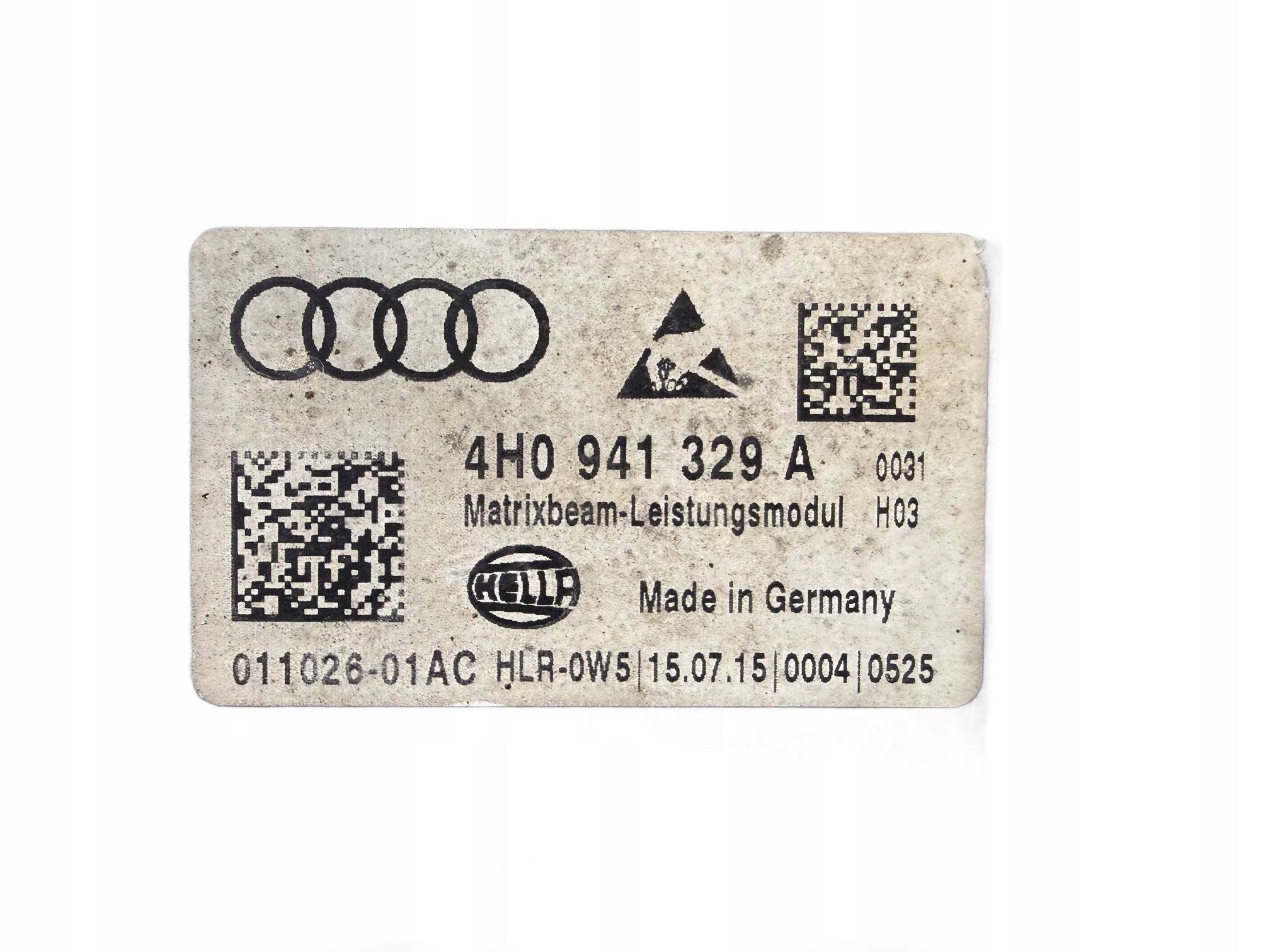AUDI A8 D4 LIFT Steuergerät modul LED MATRIX 4H0941329A