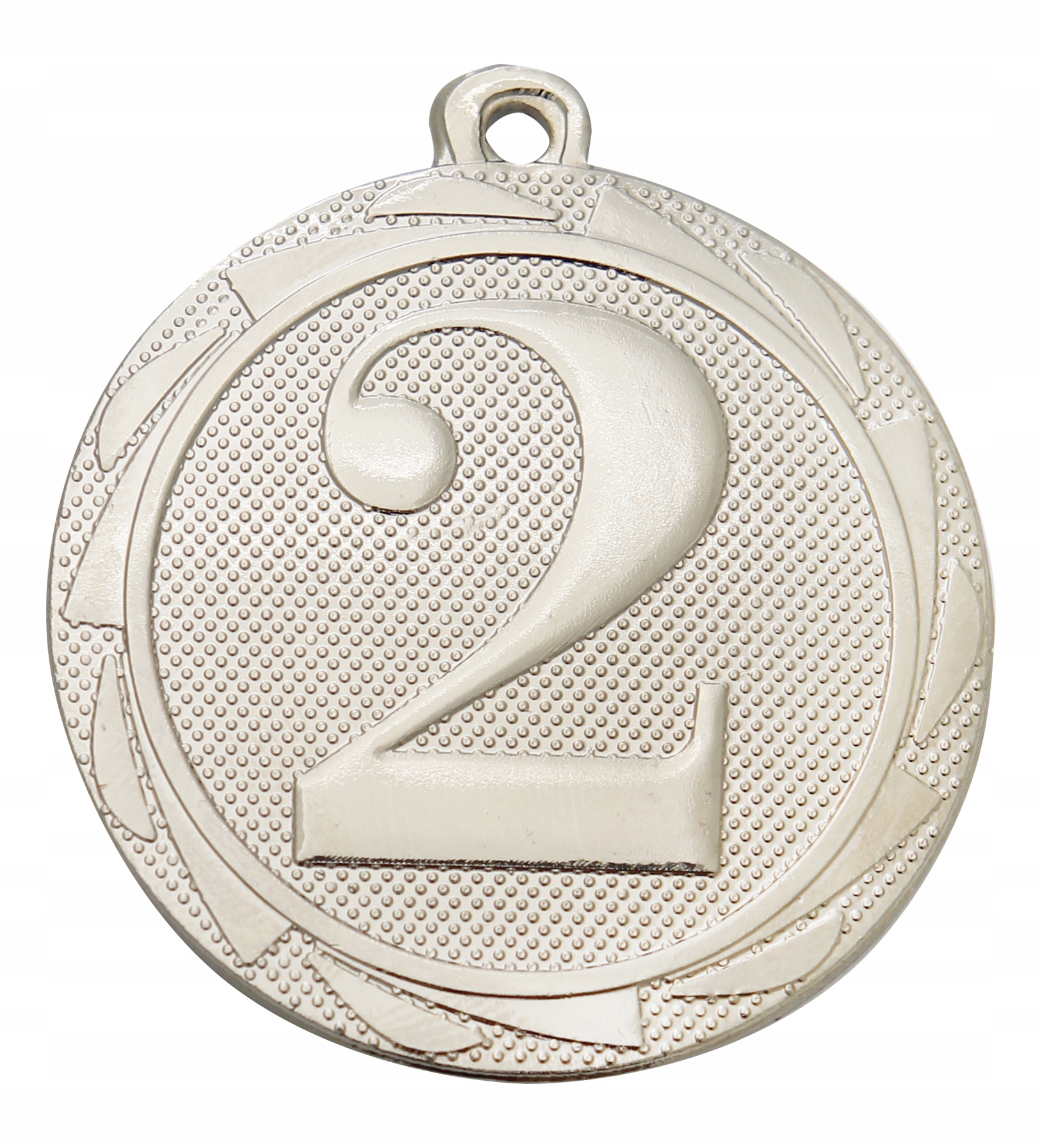 

Srebrny Medal Dwójka "2" 45mm Wstążka