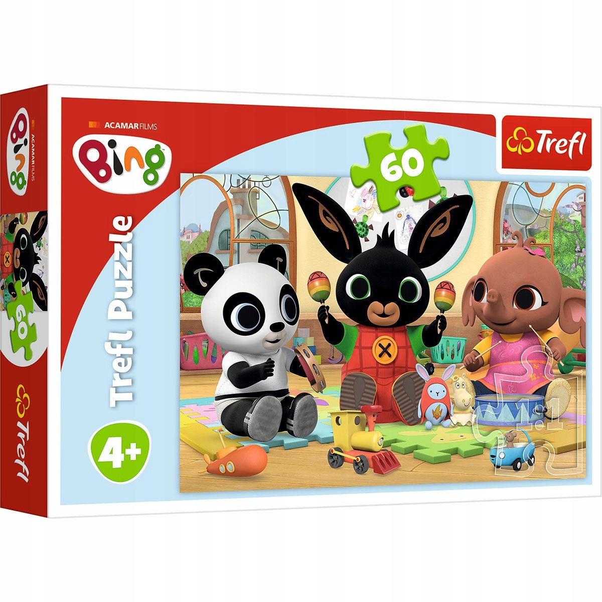 

17342 Trefl Puzzle 60 El. Bing W Rytmie Binga