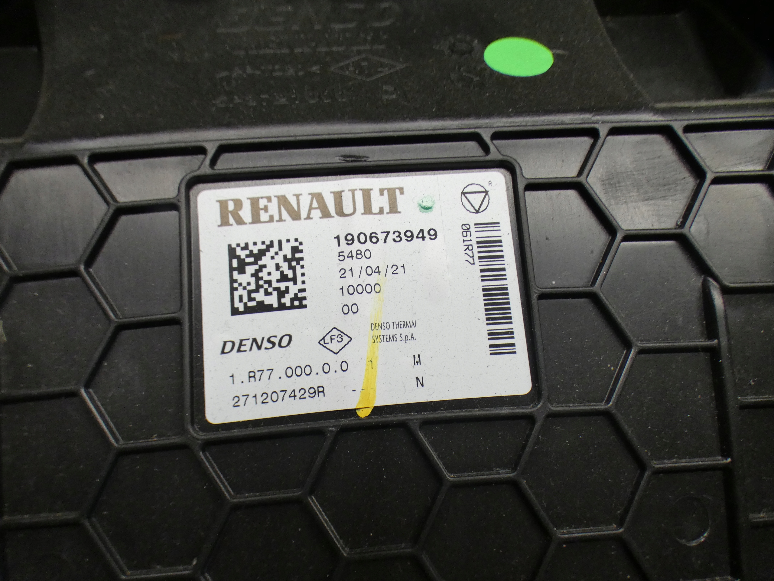 renault heater heating 241242986r