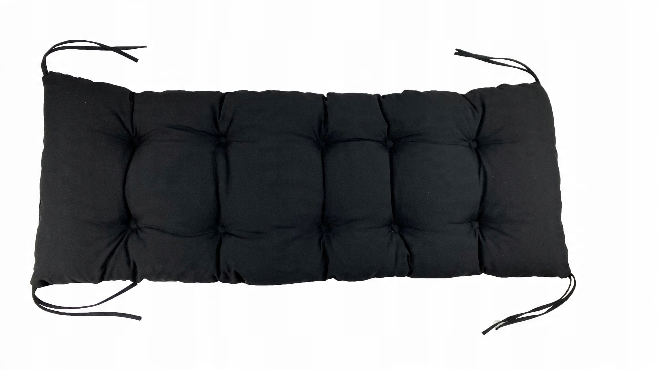 

Poduszka ogrodowa fotel ławka Czarna 150cm