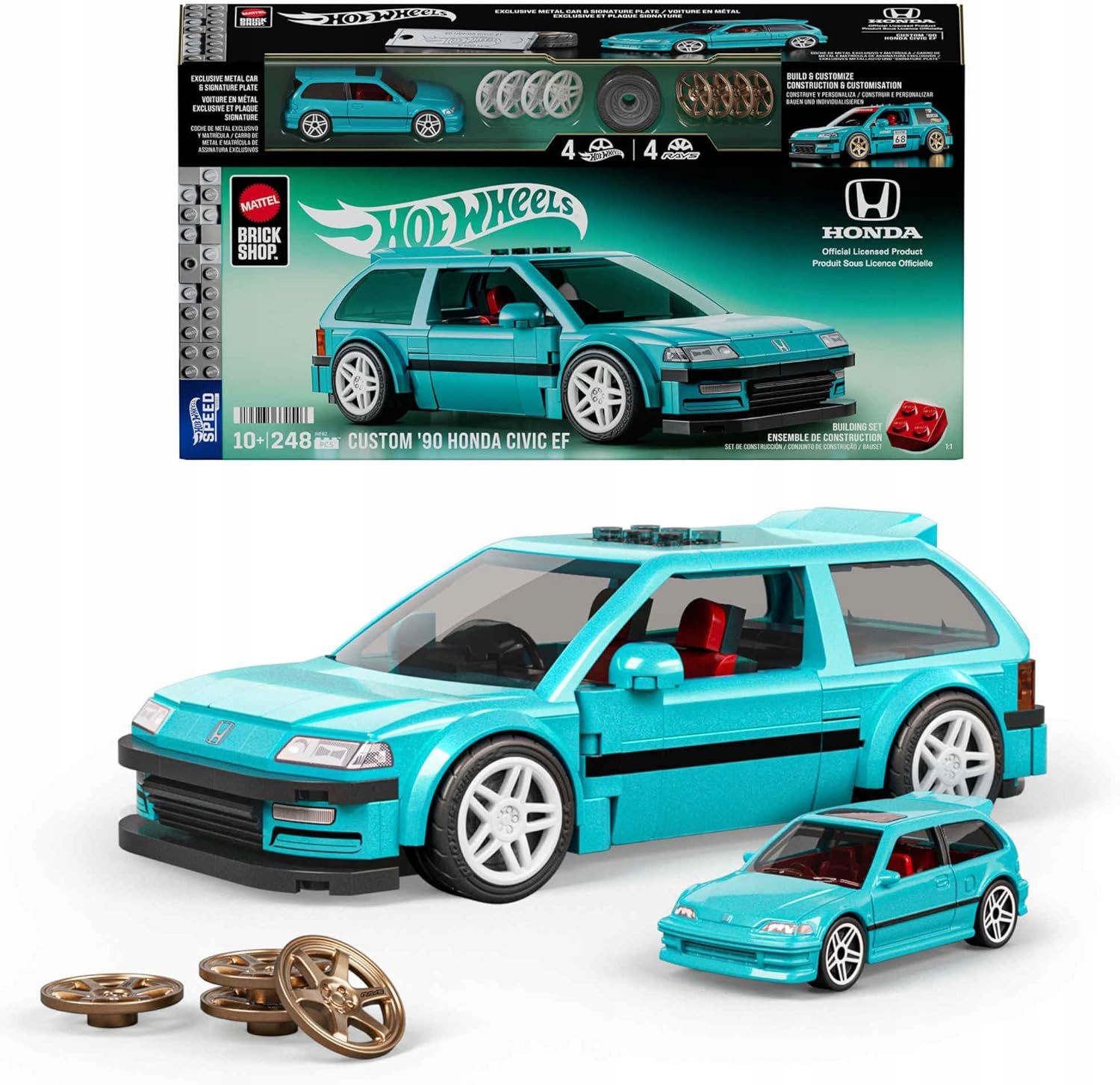 Hot Wheels Speed Series Mattel Brick Shop Building Set 1/32 Custom Â 90 Ho