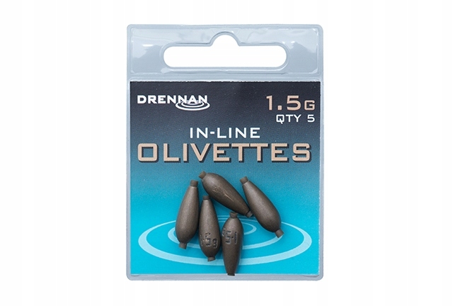 Drennan oliwki przelotowe 5szt. 1,5g