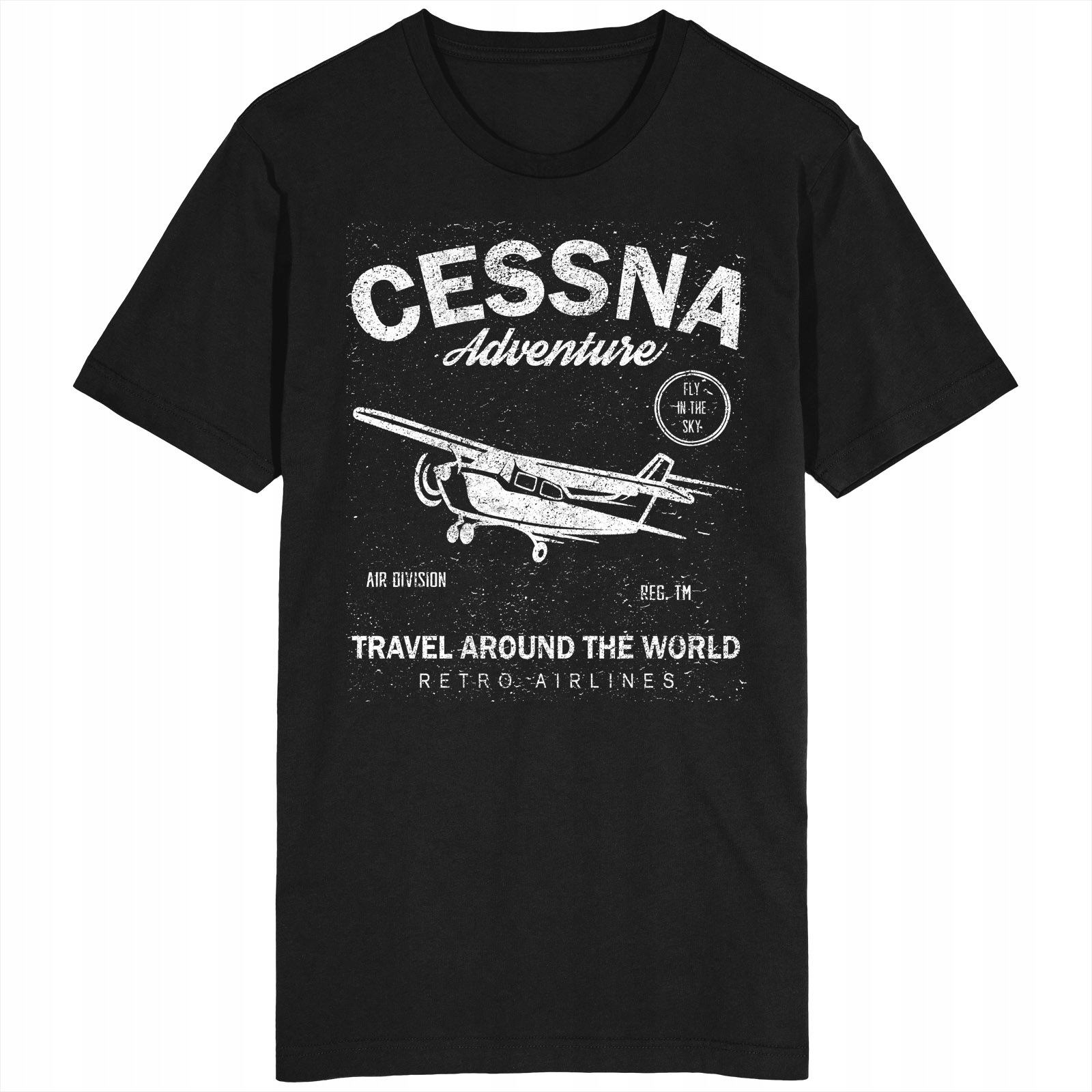

Cessna Koszulka Samolot Pilot Awionetka Retro