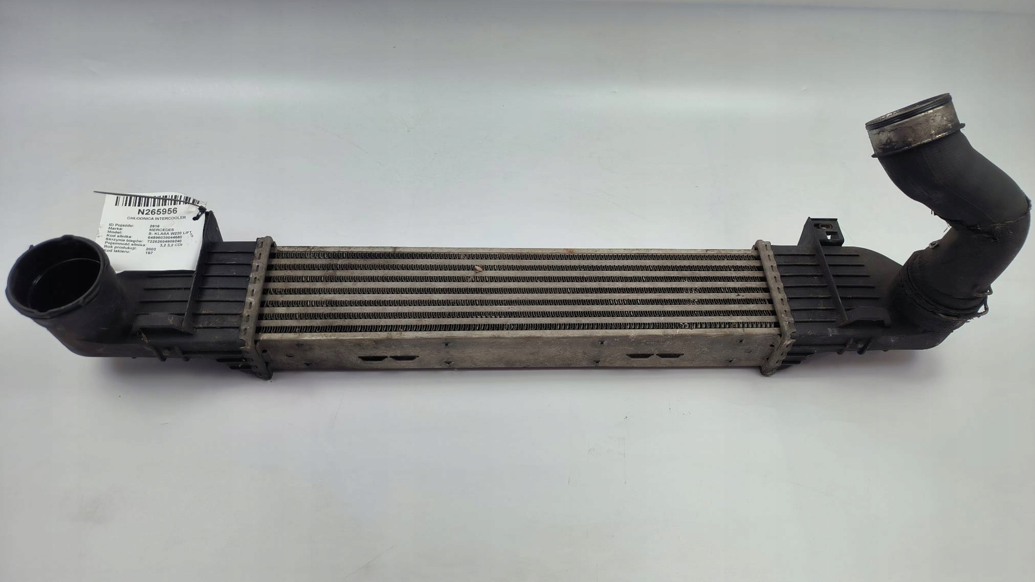 radiator intercooler 3.2 CDI MERCEDES S- KLASA W220 LIFT