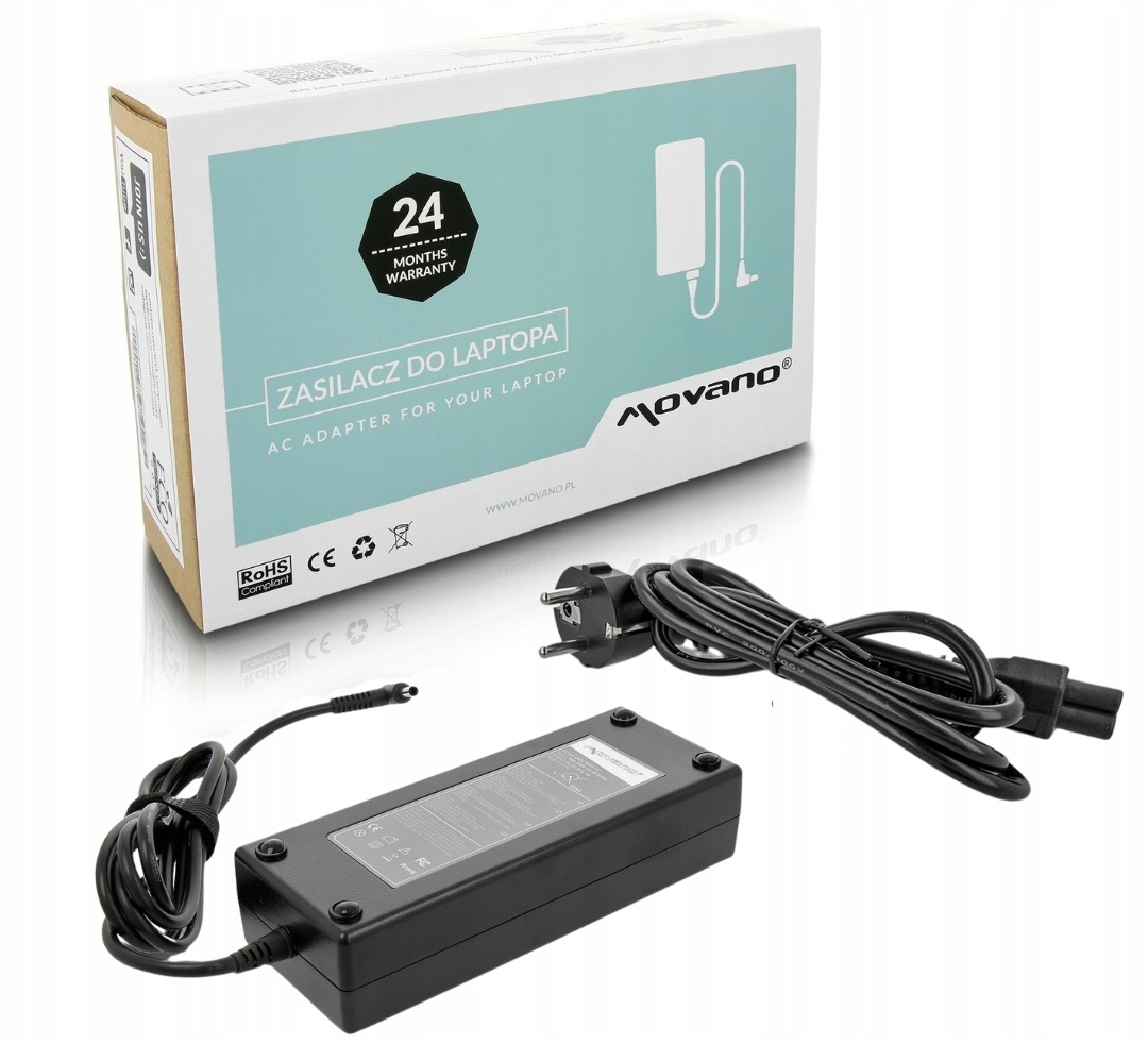 Napájecí adaptér Movano ZZ/DEL19567C 130W 19,5V 6,7A pro notebooky Dell