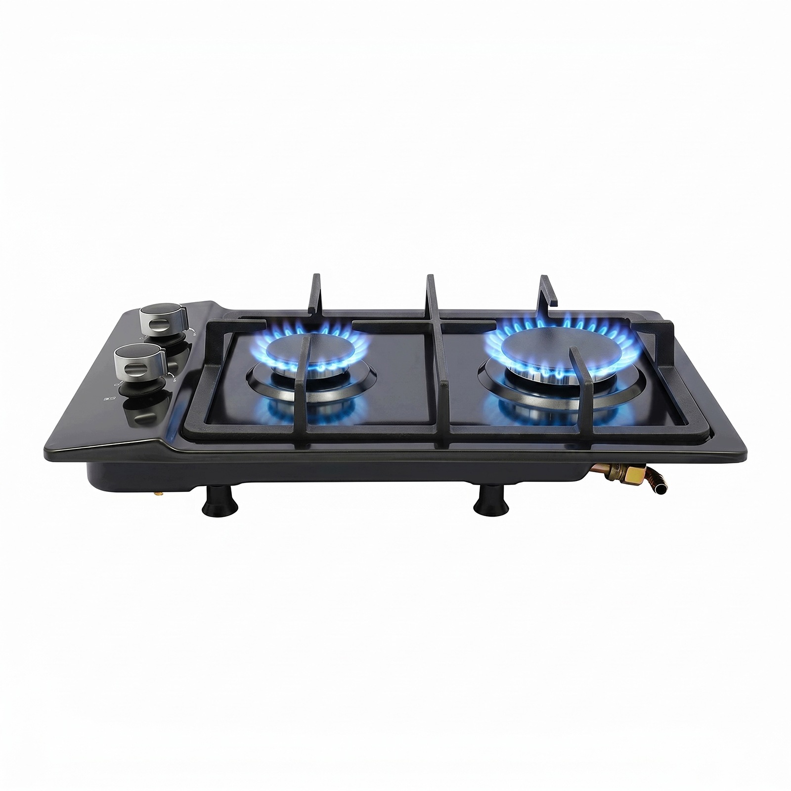 Přenosný Plynový Vařič Dvouhořákový 3KW 1,75KW 51X31X10CM