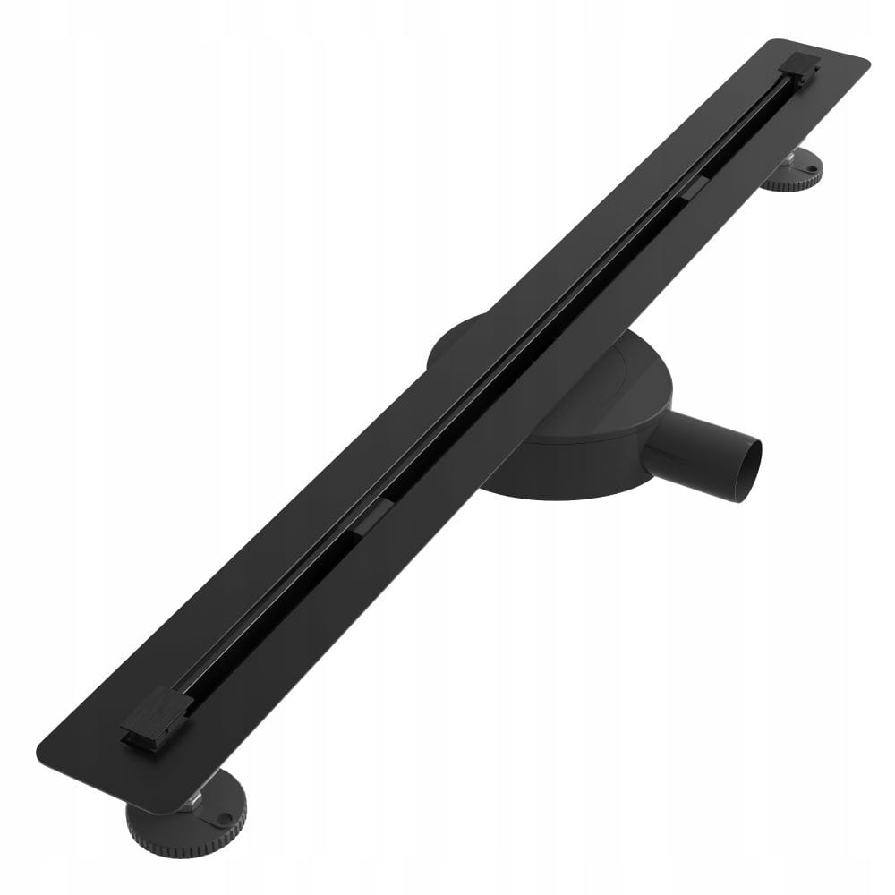 Proline 80 cm čierny lineárny odtok pod dosku z ocele Gamma