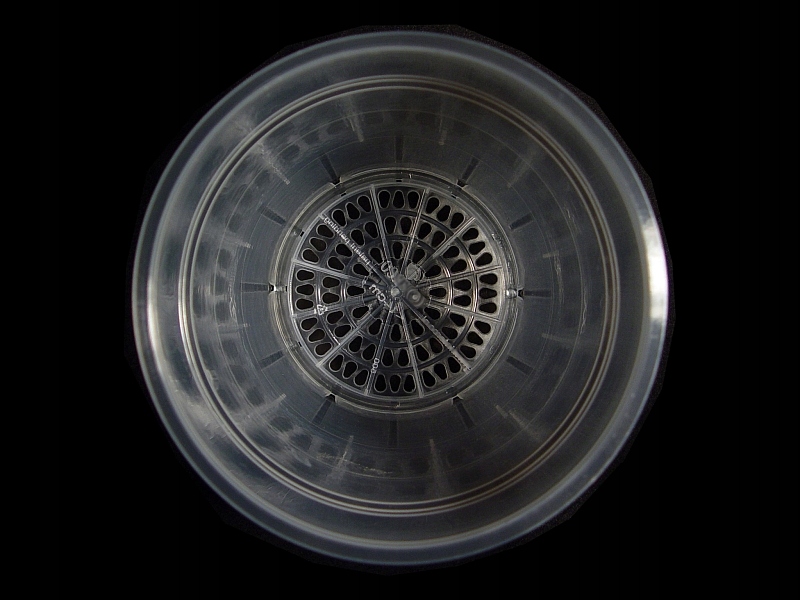 Przeźroczysta bezbarwna doniczka do storczyka orchidei <14cm 2szt Wysokość produktu 11.6 cm