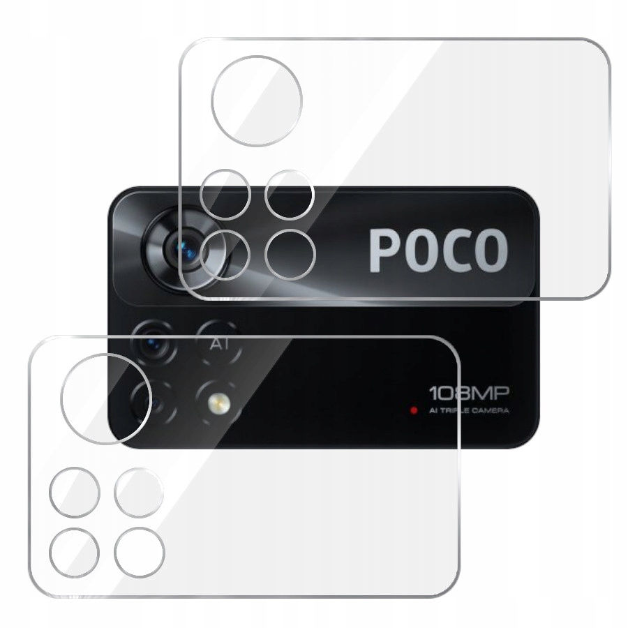 

2x Szkło Na Obiektyw Aparat Do Poco X4 Pro 5G