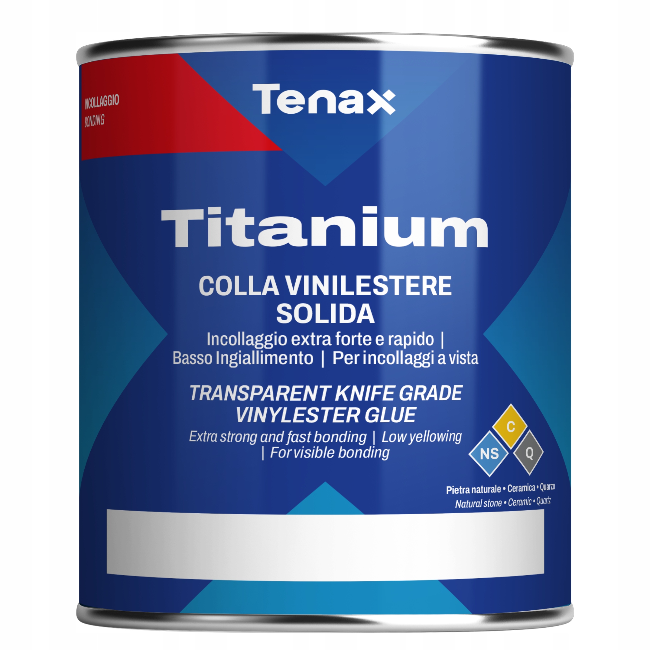 Tenax Titanium lepidlo na sintrování rohů extra transparentní 1L