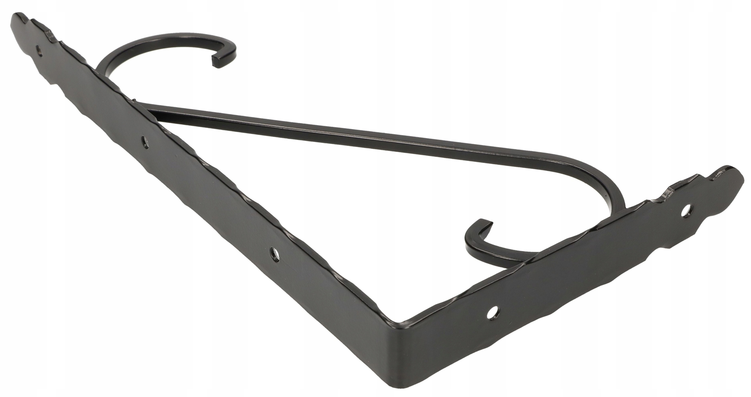 KĄTOWNIK POD PÓŁKI 30X15CM RETRO CZARNY KRC30