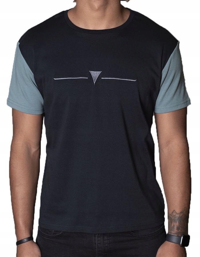 

Klasyczna koszulka czarna T-shirt Spear Apparel L