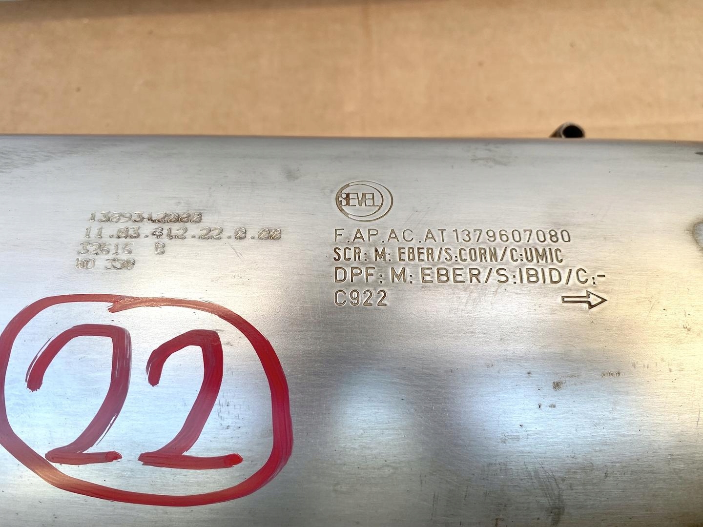 BOXER JUMPER 2.0 B-HDI 16- filter CZASTEK STALYCH DPF