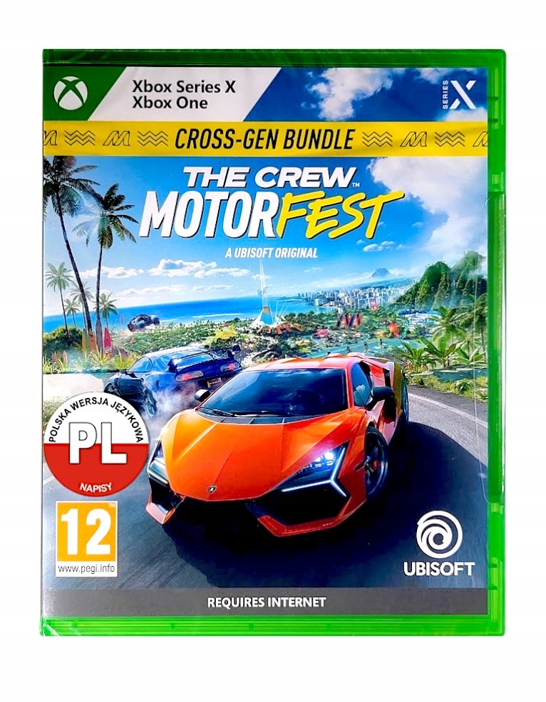 The Crew Motorfest Xbox One Xbox Series X Płyta Polskie Napisy