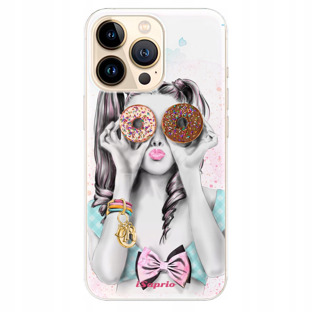 Silikonowe etui iSaprio Donuts 10 do iPhone 13 Pro