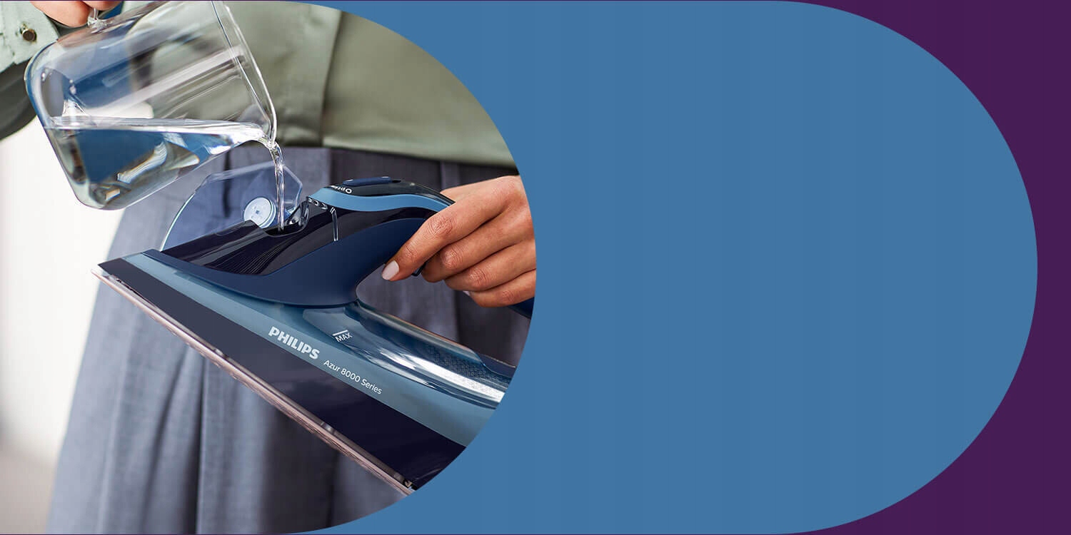 Żelazko PHILIPS Azur 8000 Series DST8020/20 Kolor dominujący niebieski