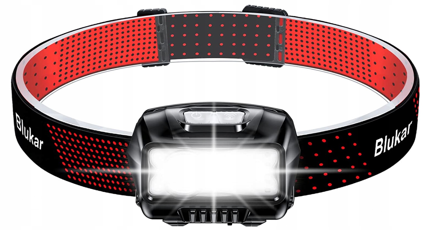 2000 lumenów czołówka led ładowalna usb-c mocna latarka xpg cob lekka 84g