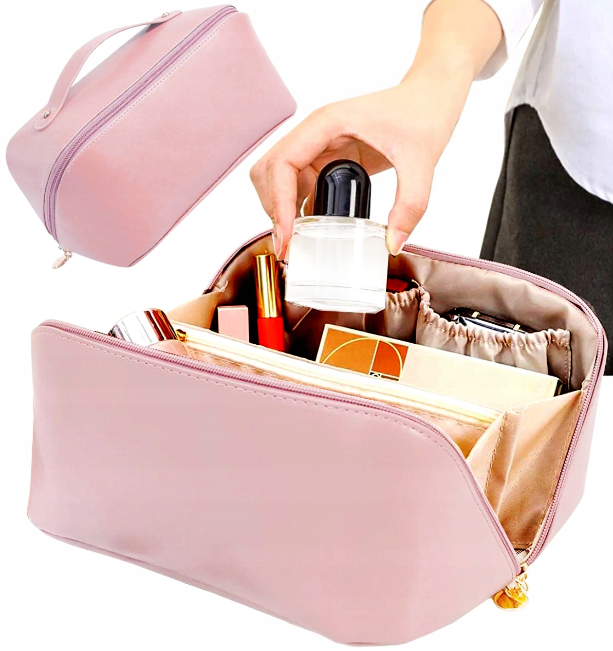 

Kosmetyczka Rozkładana podróżny Kuferek Organizer