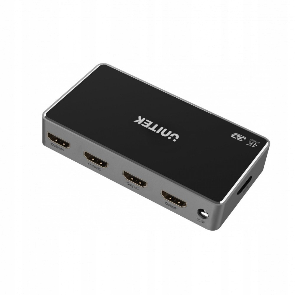 Unitek Przełącznik switch Hdmi 1 In 4 Out V1109A na 4 odbiorniki