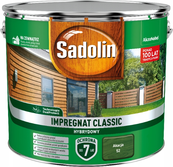 Sadolin Classic impregnat Akacja 9L
