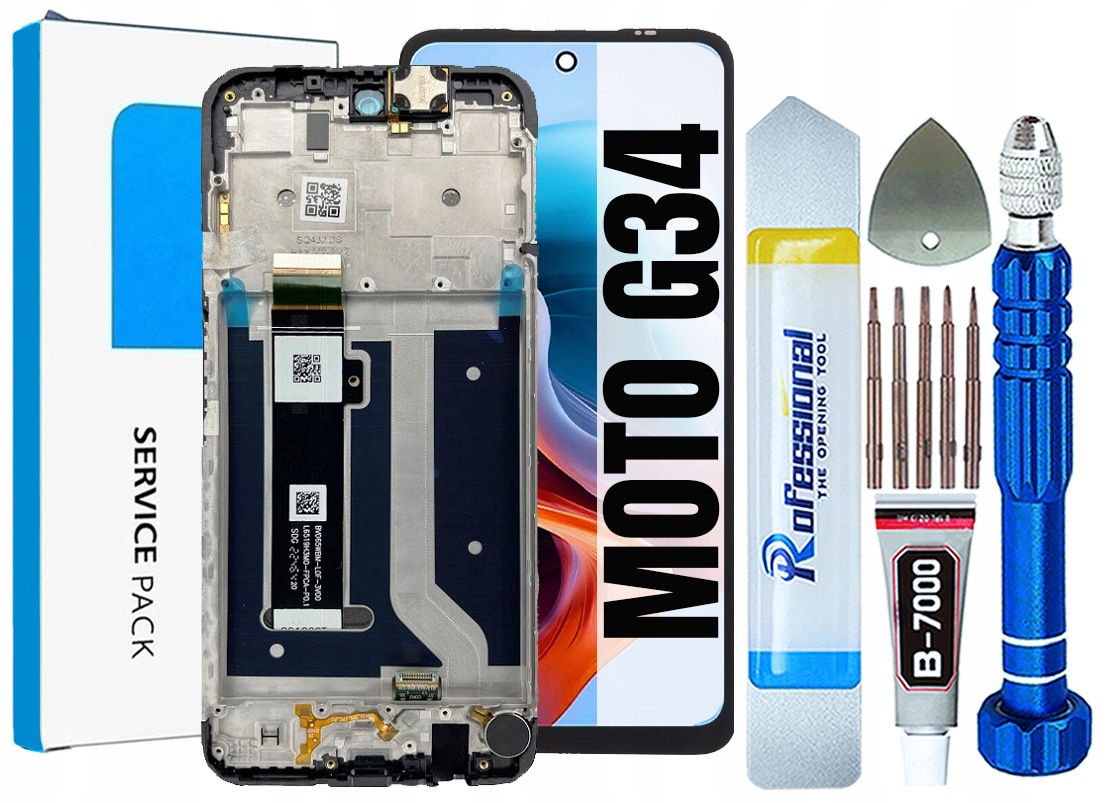 Displej Pro Motorola Moto G34 Originální LCD Displej Rámeček