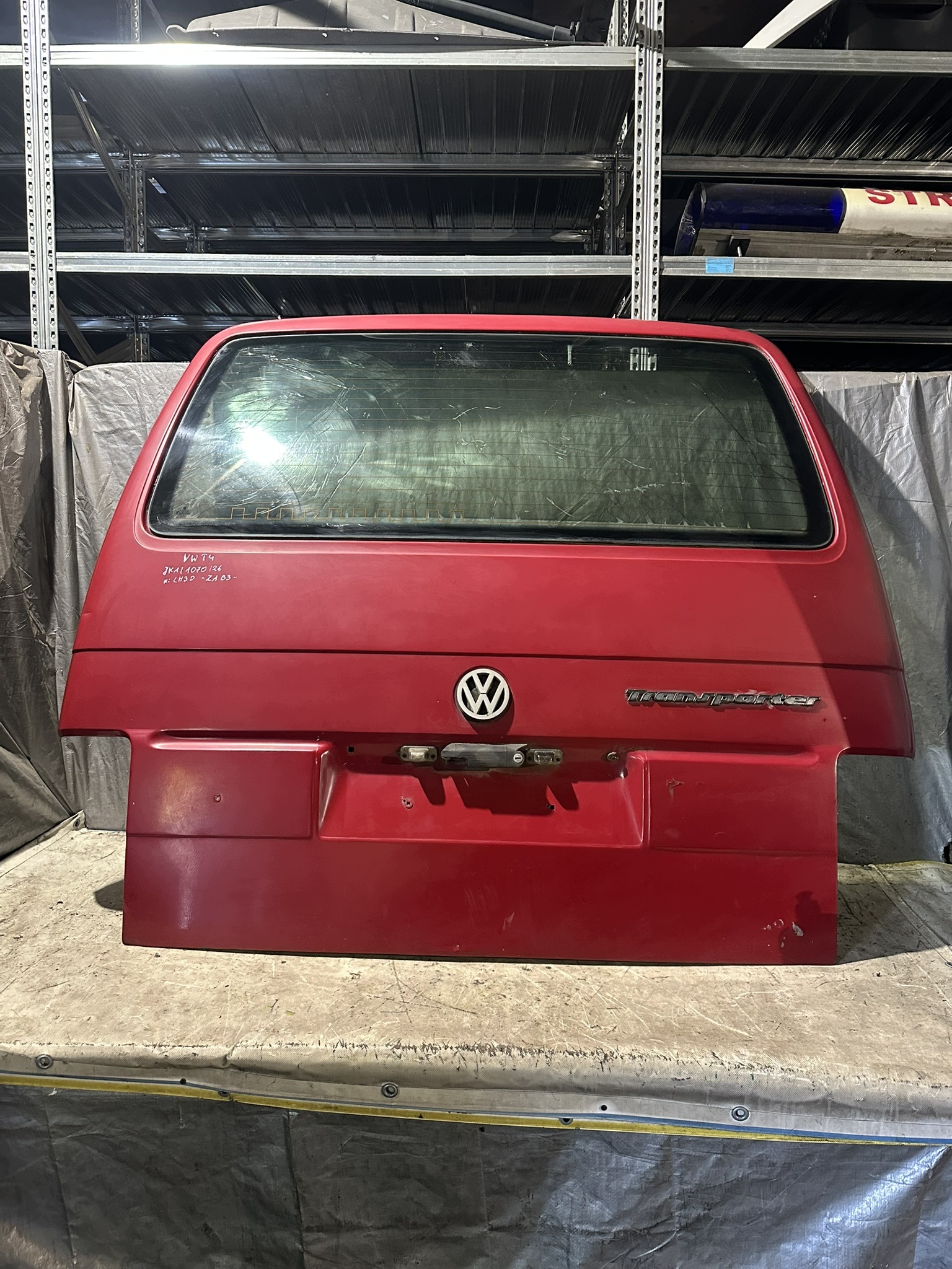 trunk door boot VOLKSWAGEN VW TRANSPORTER T4 LH3D