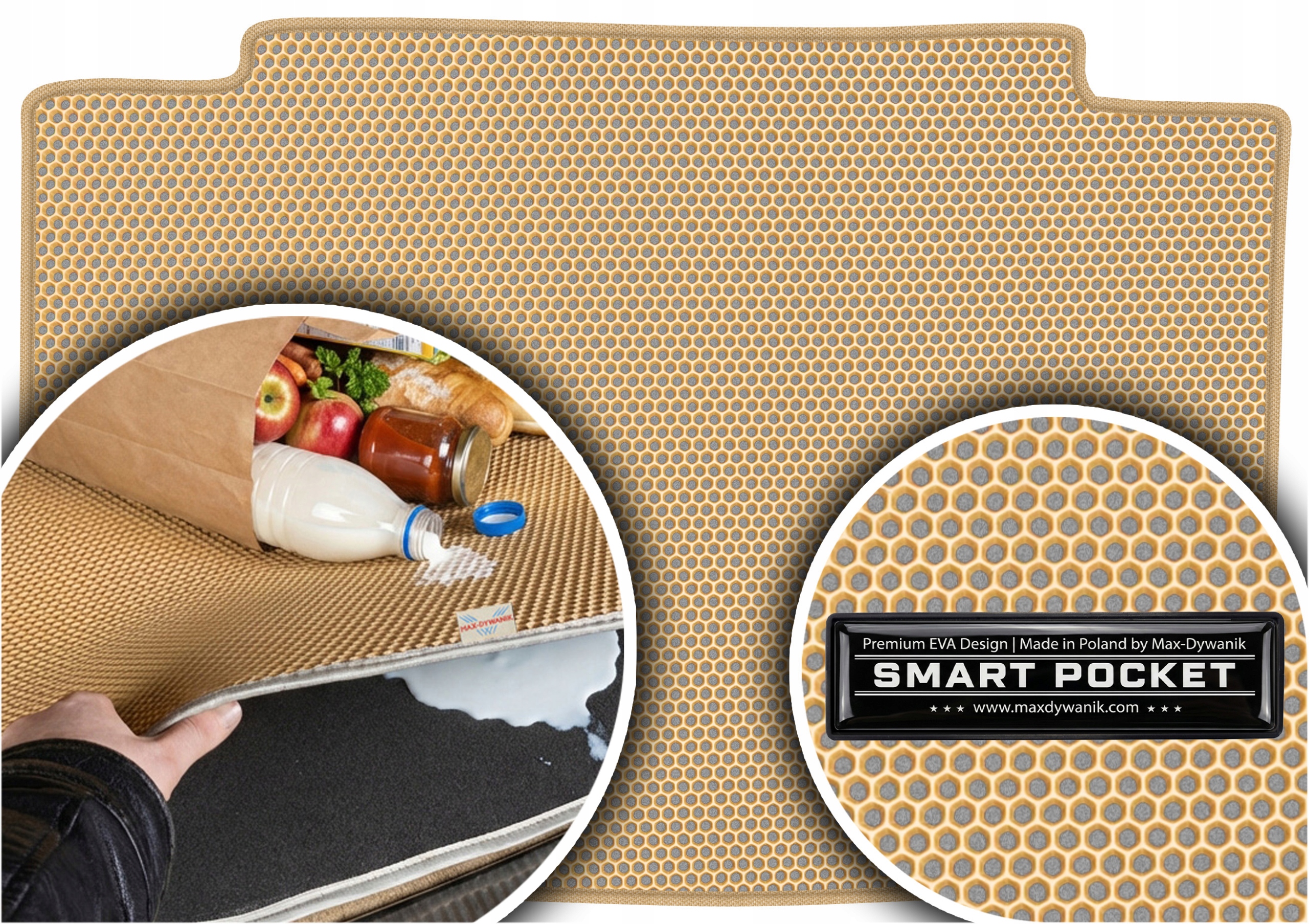 Renault Grand Modus 2008-2012 Vložka batožinového priestoru Eva Smart Pocket Béžová