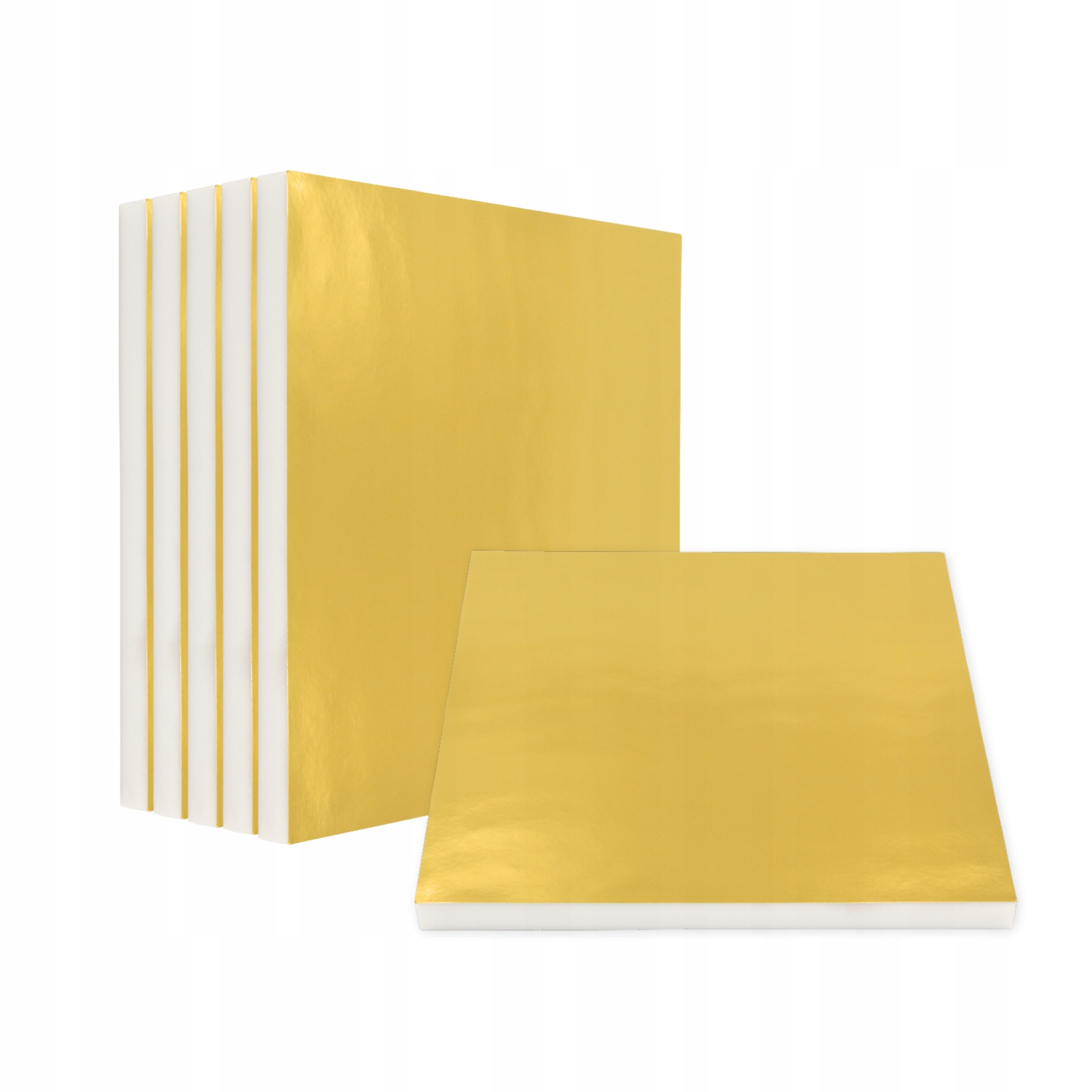 Podkład styrodurowy złoty rozmiar 25x25 cm 25 sztuk