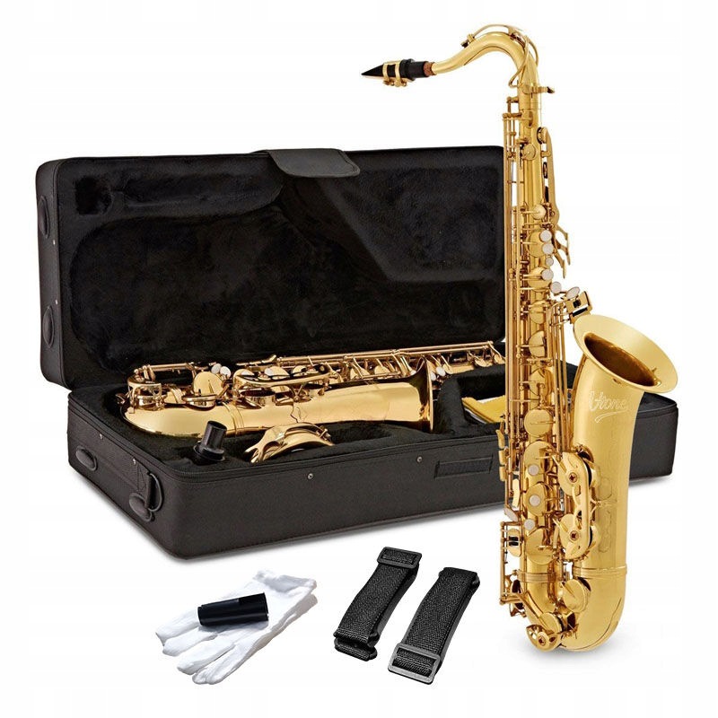 Tenorový Saxofon V-tone Ts 100 Bb Set Pouzdro Krk Náustek Příslušenství