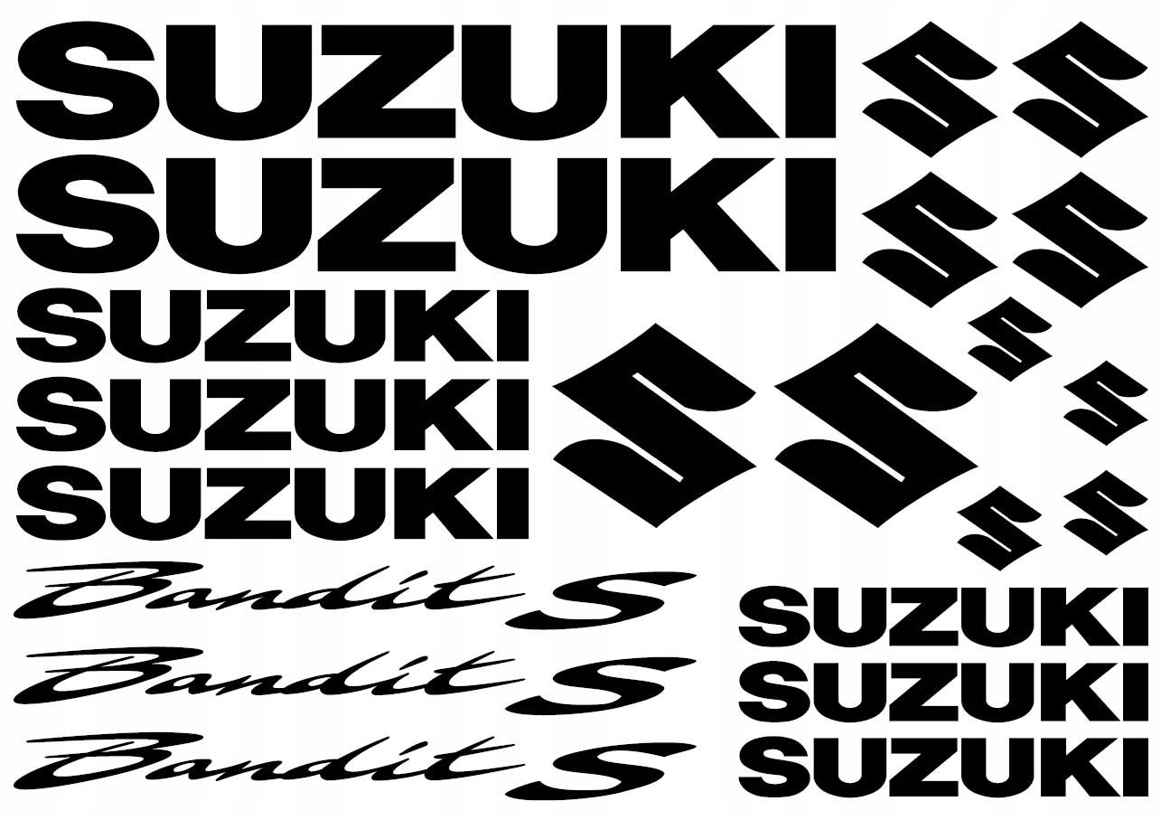 

Naklejki Suzuki Bandit S na motocykl Zestaw