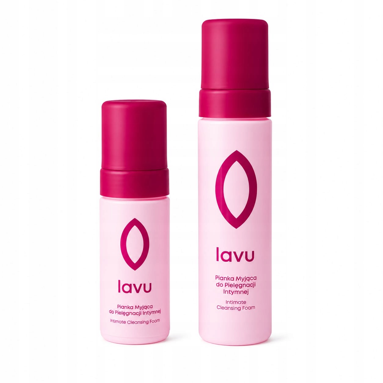 Zestaw pianka ginekologiczna myjąca lavu 200 ml pianka myjąca lavu 100 ml