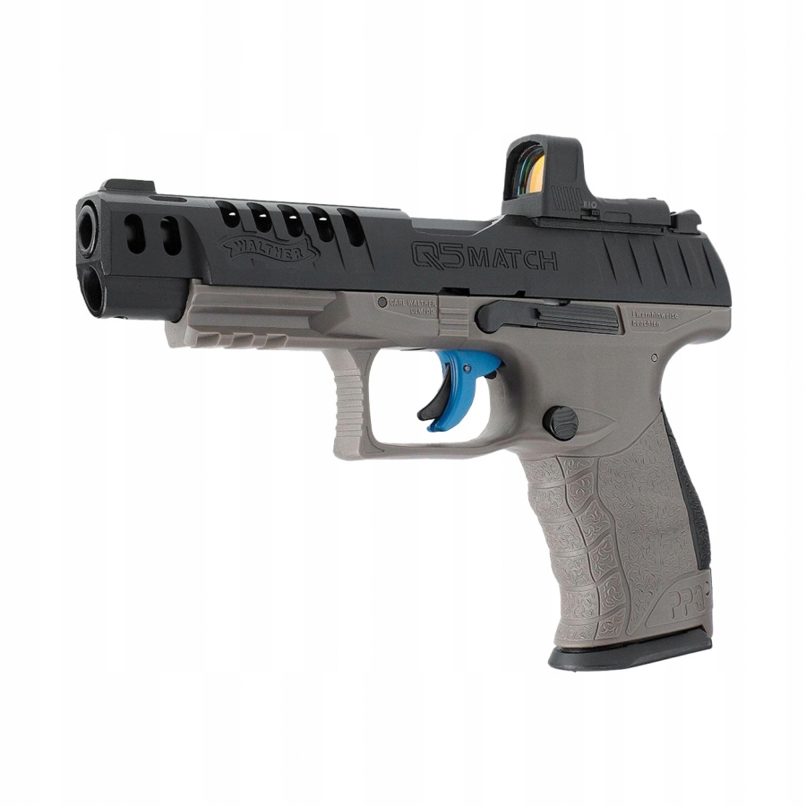 Pistolet Walther Q5 Match 5&amp;quot; Combo KOLIMATOR SET 4,5 mm DIABOLO ...