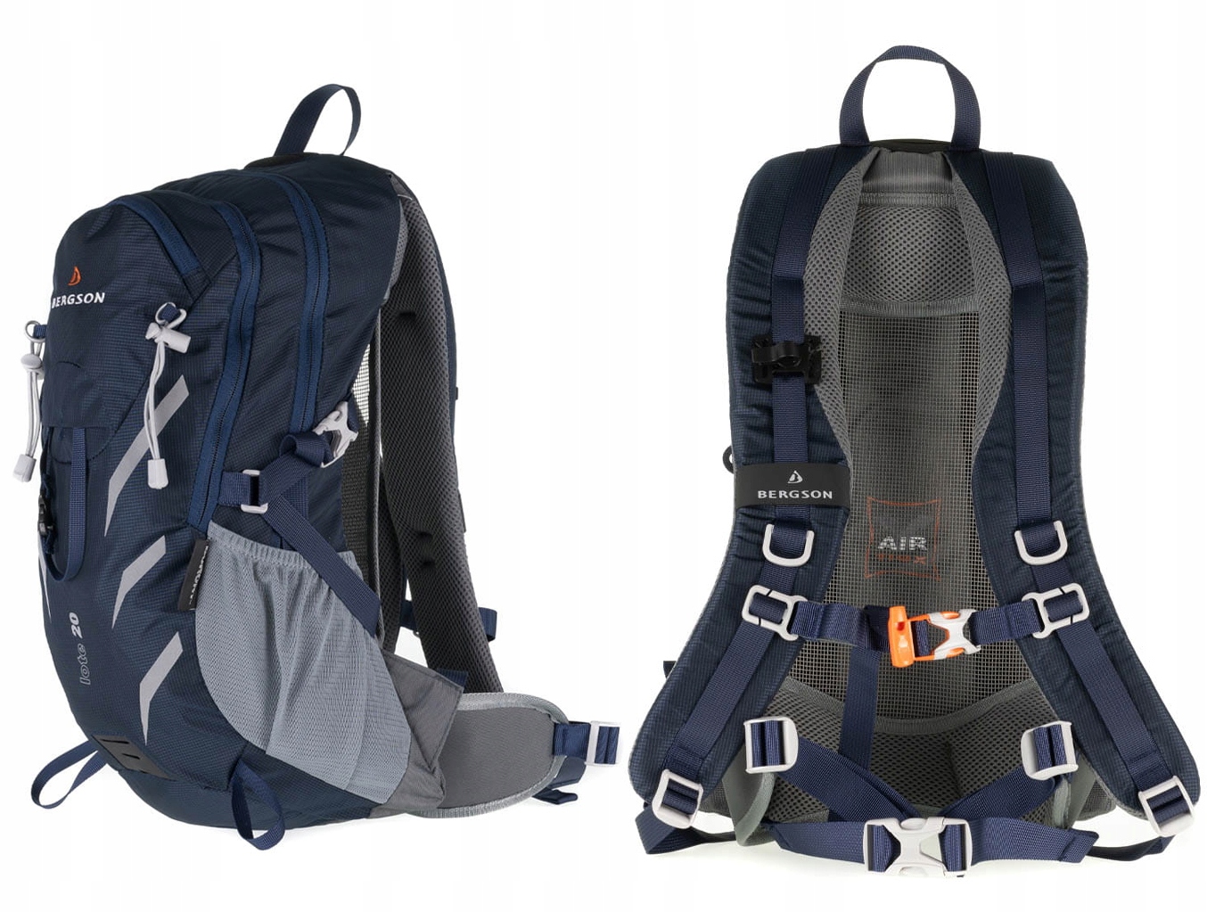 Batoh Bergson Lote 20L Kompaktní A Pohodlný Modrý