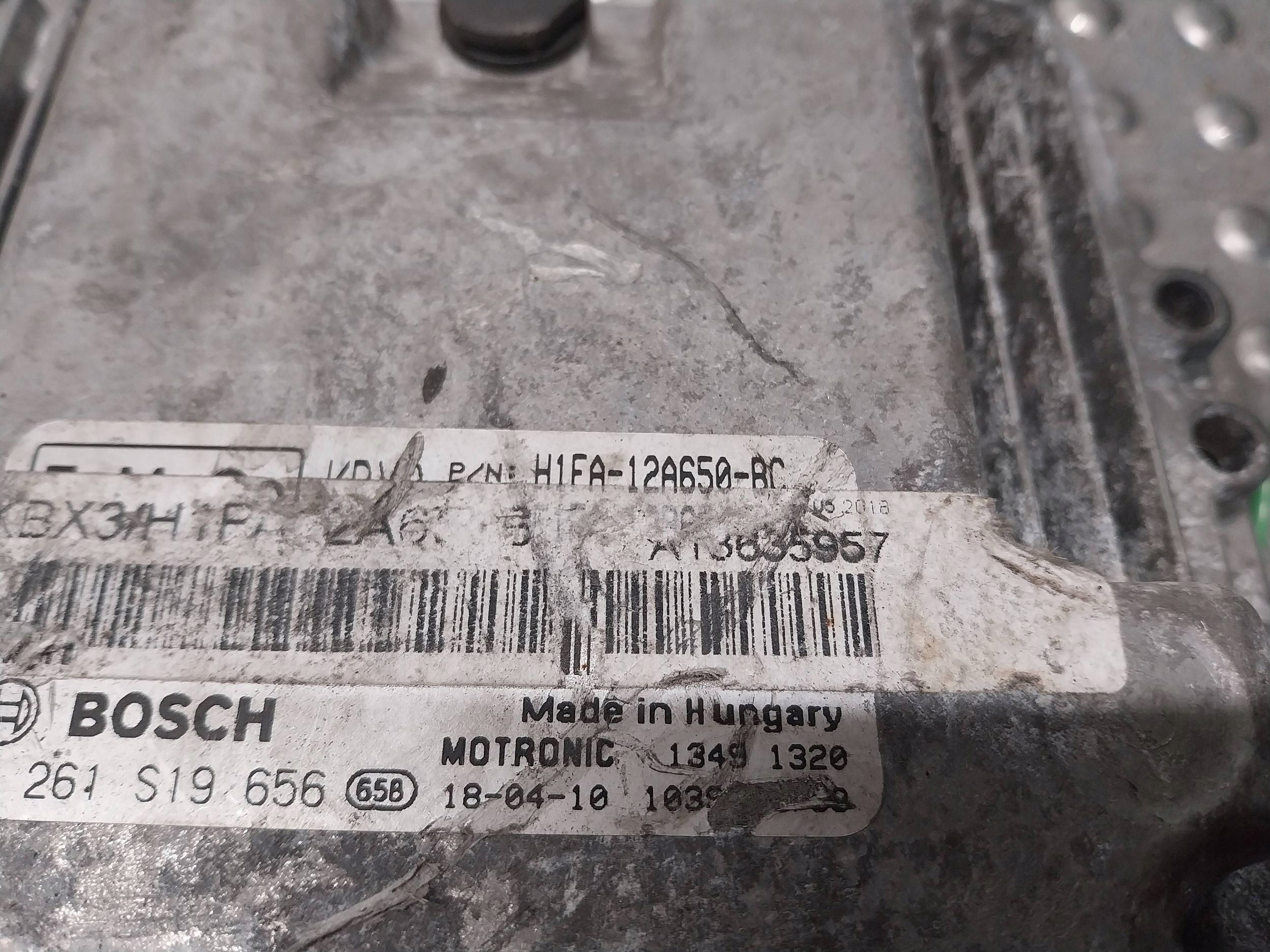 computer control unit of the engine H1FA-12A650-BC FORD FOCUS MK3 LIFT 1.0 ECOBOOST