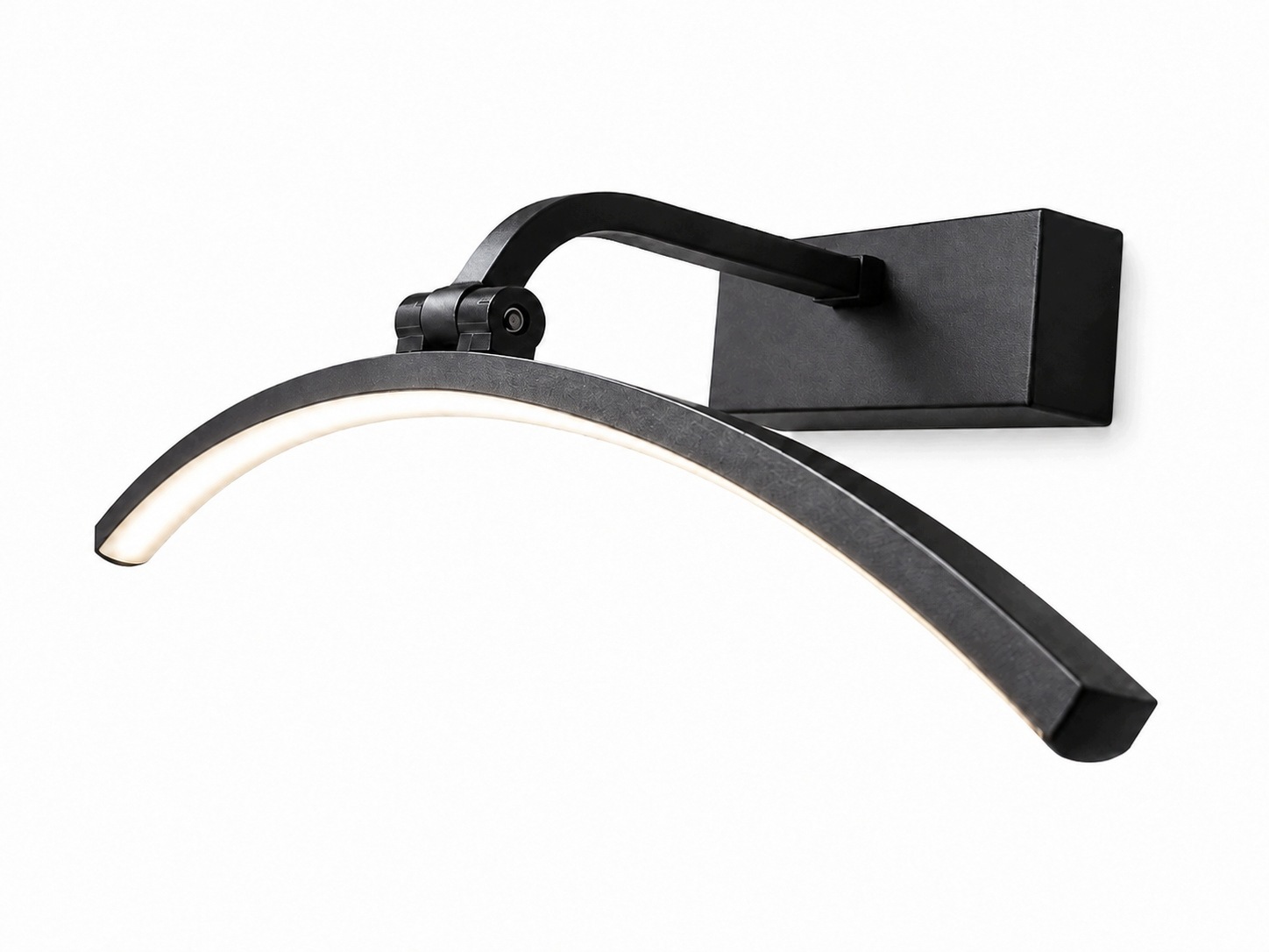Led koupelnové nástěnné svítidlo nad zrcadlo 55 cm, 12 W, 4500 K, černé