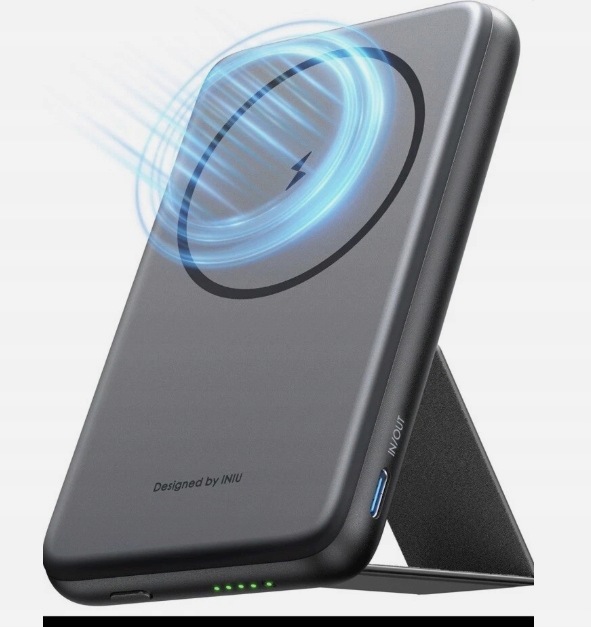 INIU P75-P1 MagPro Ultra Slim 5000mAh 15W Czarny