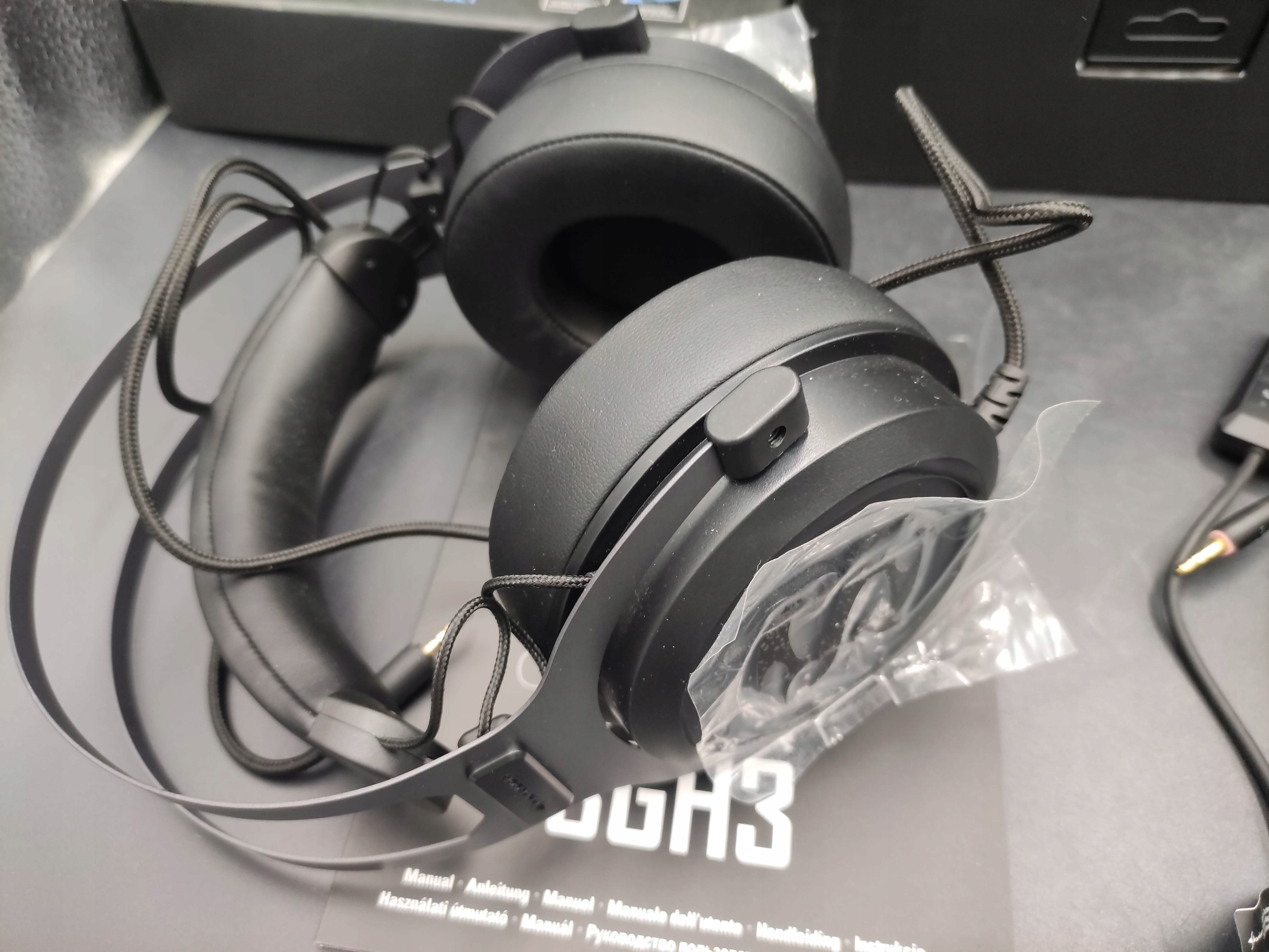 Sharkoon Skiller SGH3 Słuchawki do Gier JAK NOWE Konstrukcja zamknięta