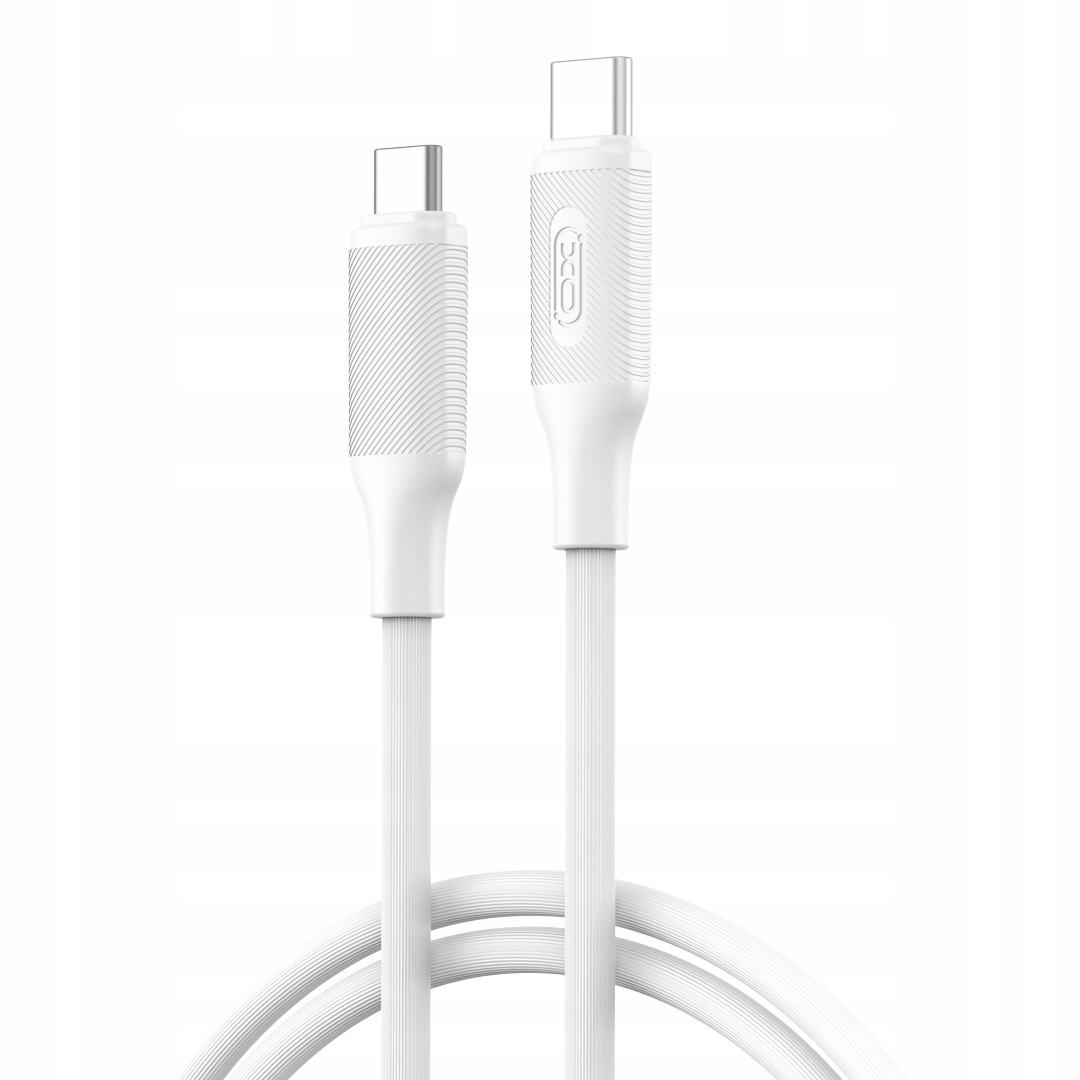 kabel USB-C - USB-C 1m 60W biały