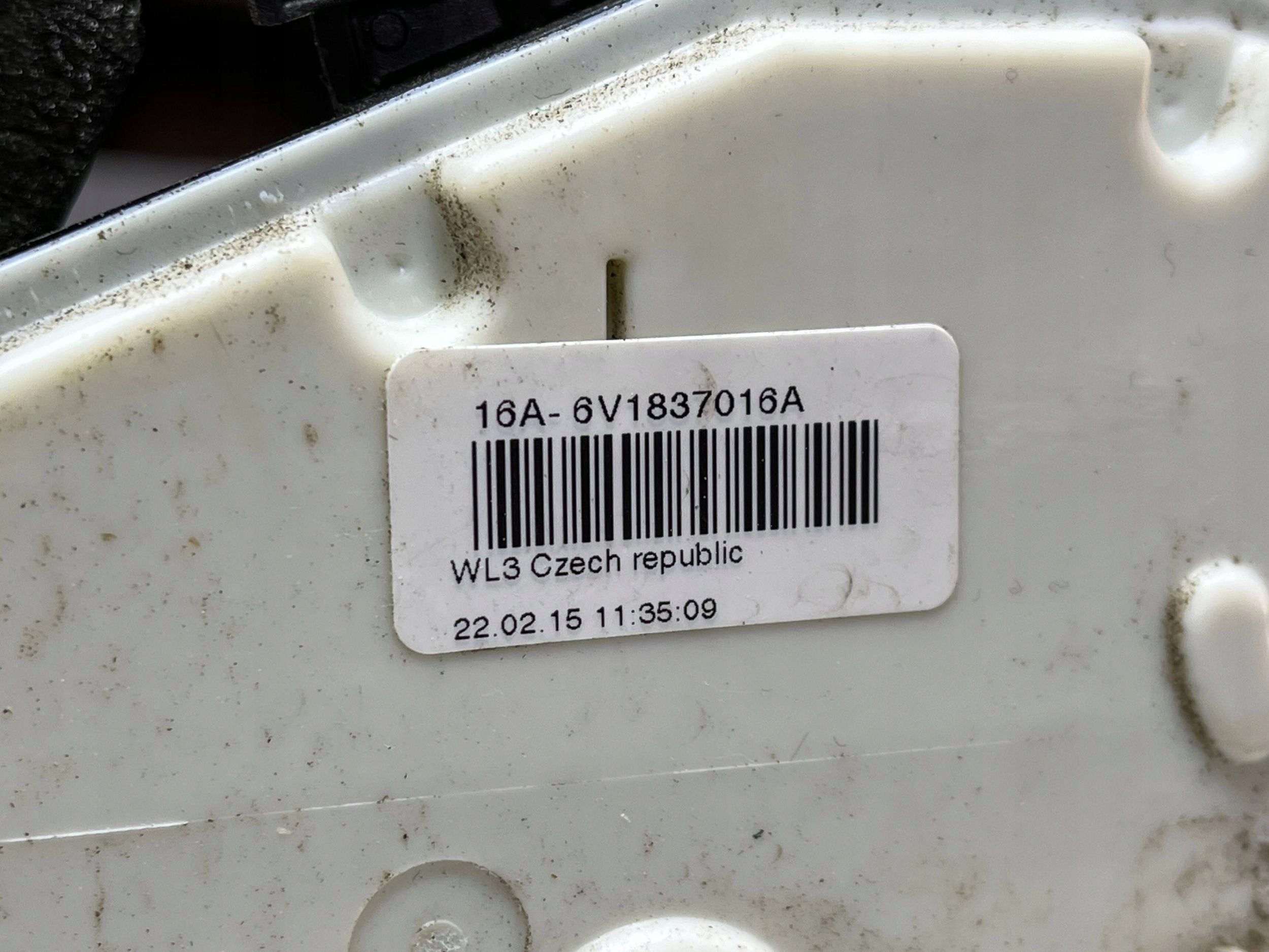 lock door coupe Skoda Fabia Mk3 5G1837016C