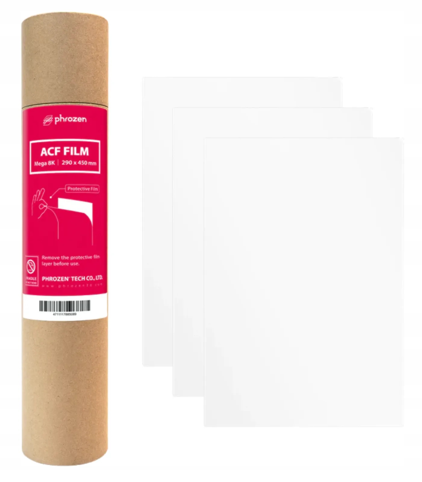 Fólie Acf Phrozen 8K/8K S/8K V2 290x450mm 3ks Trvalá Hladká