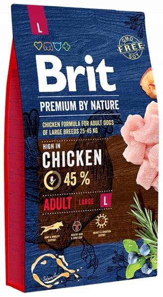 Levně Krmivo Brit Premium by Nature Adult L 8kg