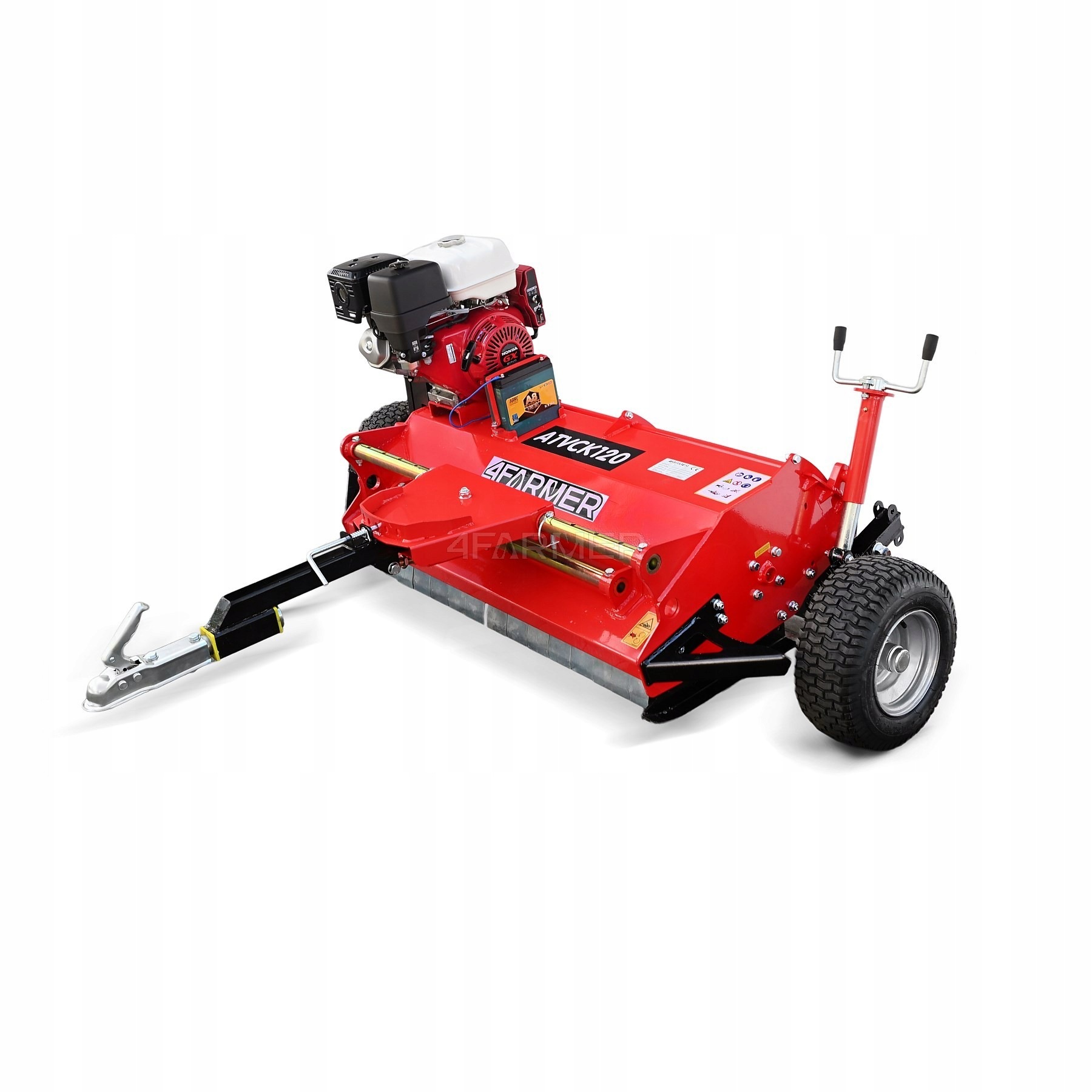 Kosiarka bijakowa Atv Ck/e 120, silnik Honda 4FARMER rozruch elektryczny