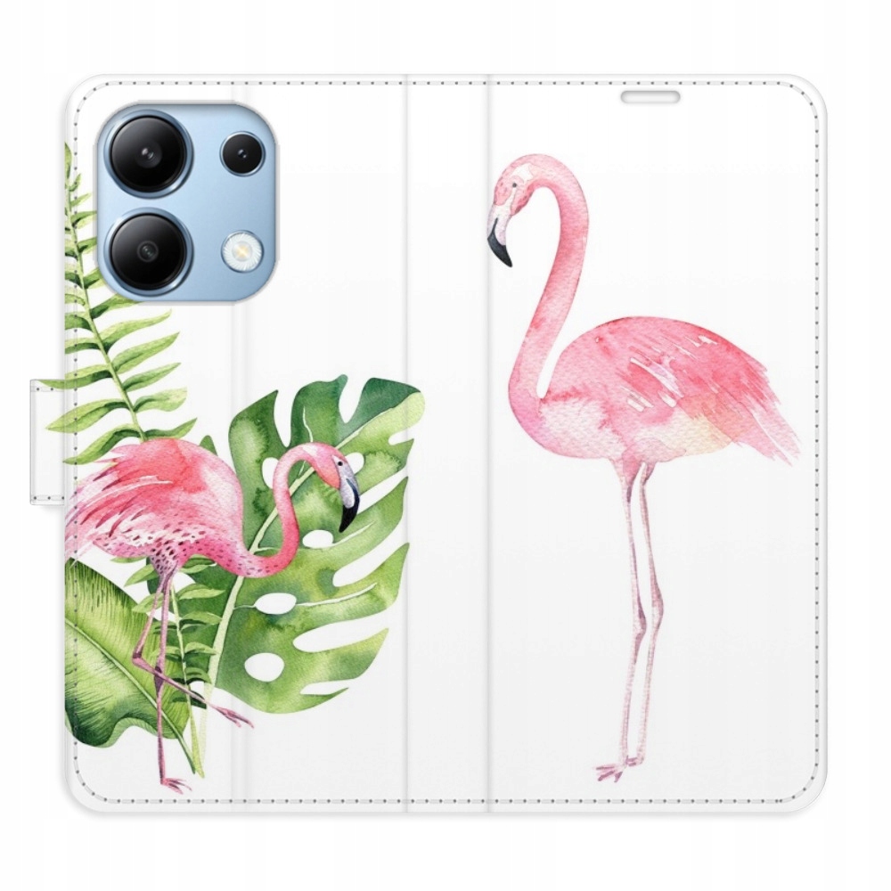 Etui z klapką iSaprio Flamingos do Xiaomi Redmi Note 13