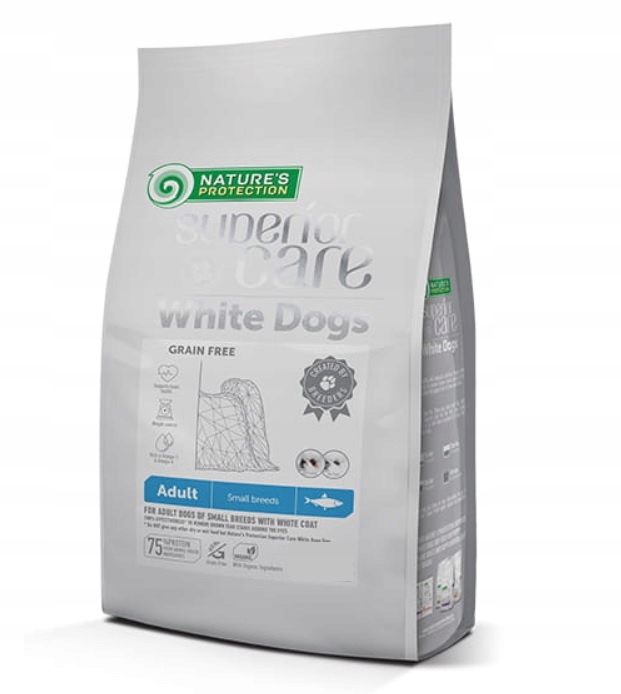 Sucha karma dla psa Nature's Protection White Small Dog śledź 10kg