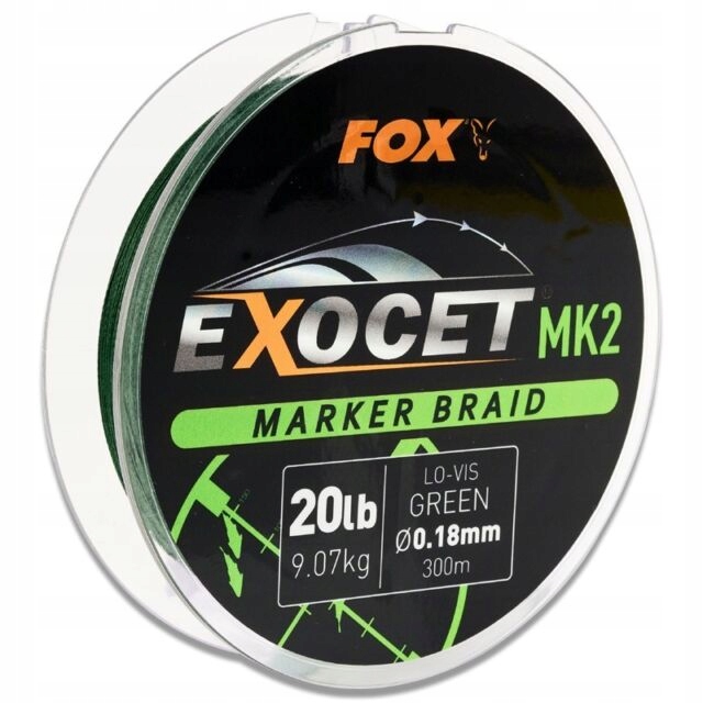 Plecionka Fox Exocet MK2 Marker Braid 0,18mm/20lb/9.07kg/300m